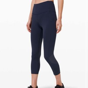 Lululemon Pace Rival High Rise Crop - Black